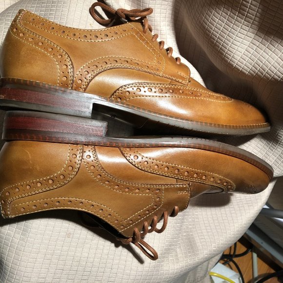 Rockport Men brown lace-up leather shoes, 8.5 main image 8